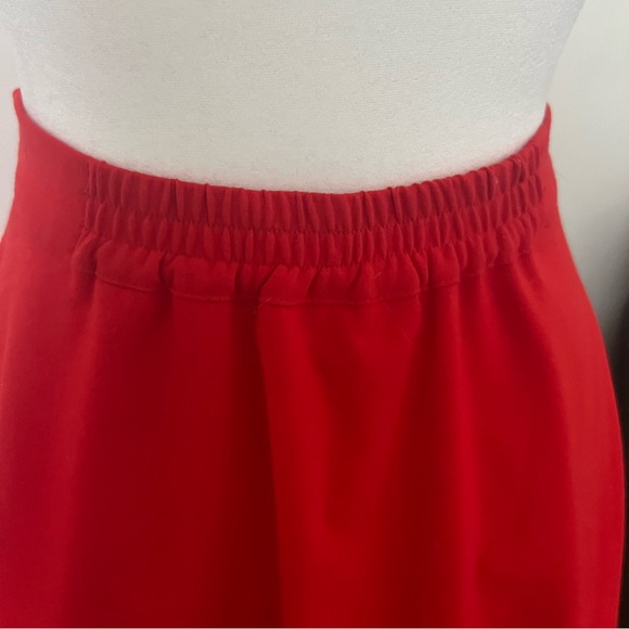 MODCLOTH | Red Midi Circle Skirt - Picture 6 of 10